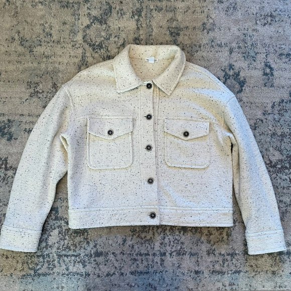 Tribal Jackets & Coats Tribal Wool Blend Shacket Oversized Button